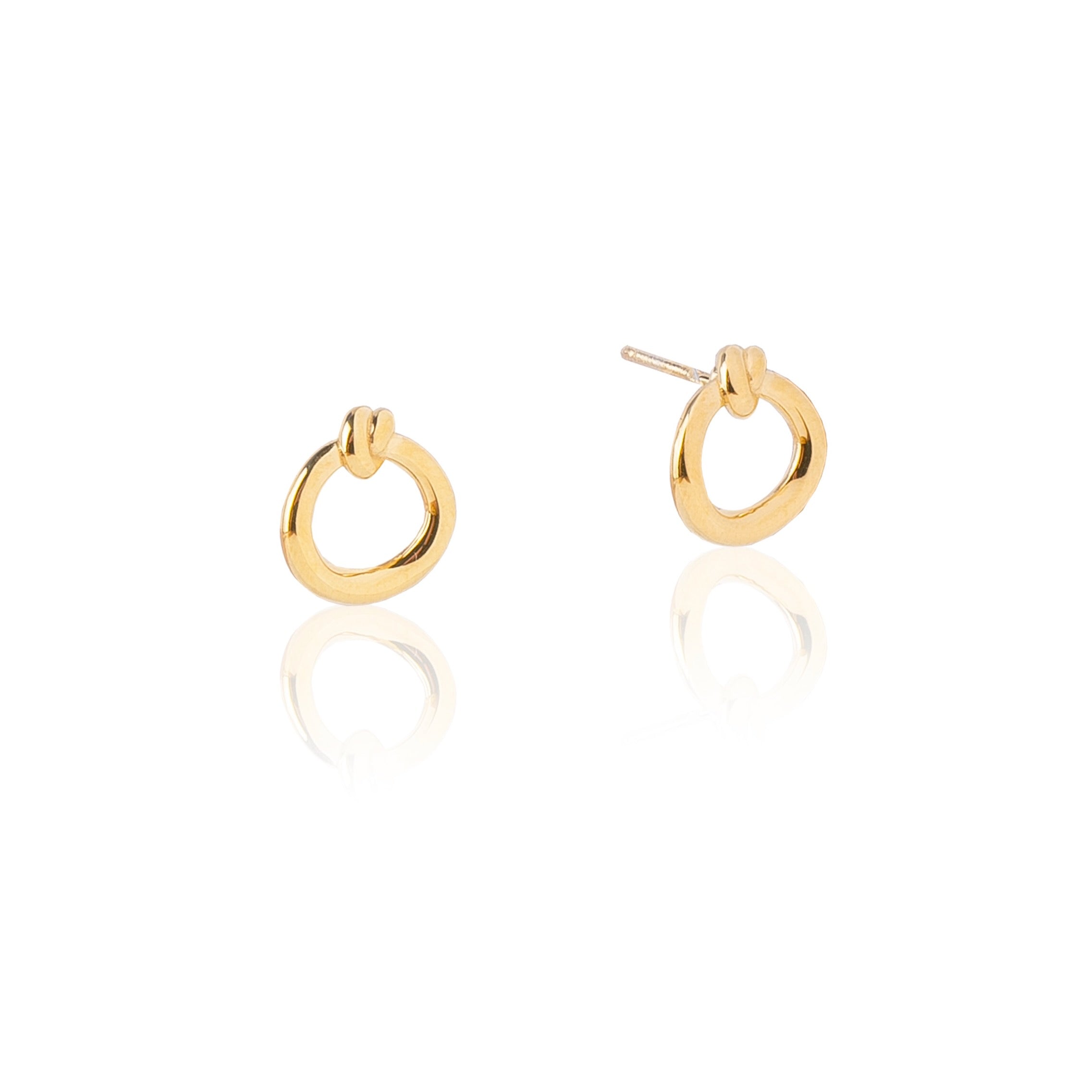 Buy Palmonas 18k Gold Plated Plain Chunky Hoop Earrings for Women Online